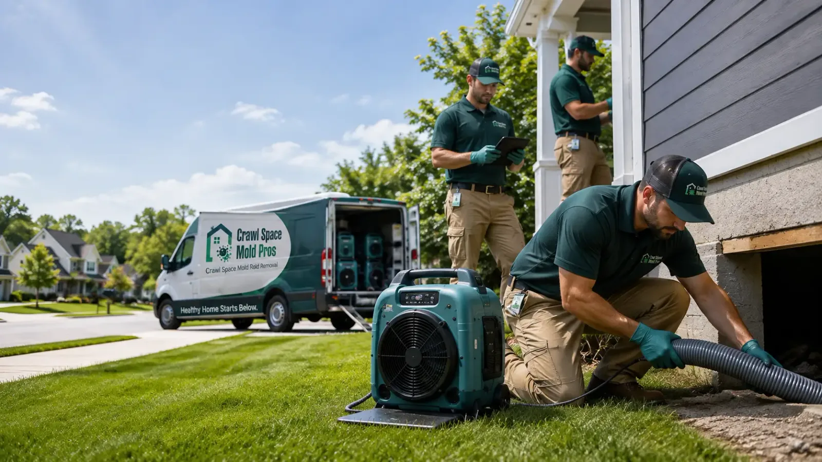 Crawl Space Mold Removal in Denton, NE